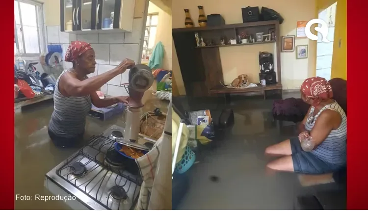 Idosa que teve casa alagada e salvou cachorro ganha mais de R$ 100 mil em vaquinha em menos de 1 dia