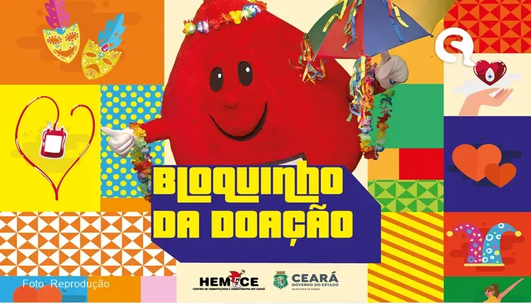 Hemoce inicia HOJE sua campanha doações para o carnaval 2024