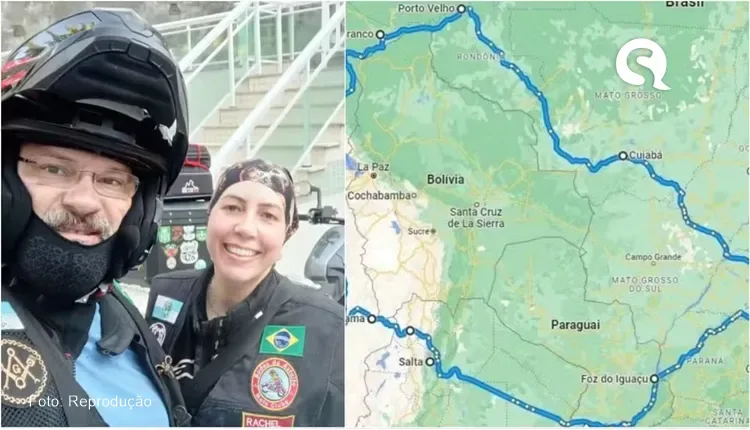 Turista carioca que morreu em acidente em Cruz viajou por 3 países de moto com o marido