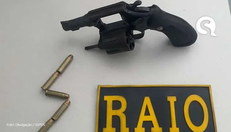 Suspeito com extensa ficha criminal é preso por posse irregular de arma de fogo em Sobral