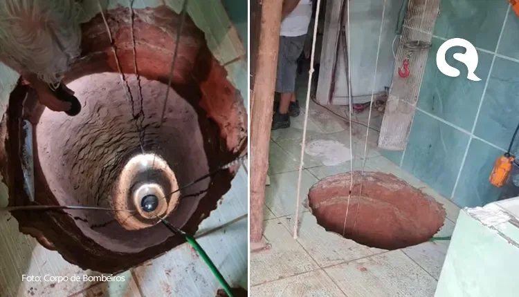 Idoso sonha com ouro, cava buraco dentro de casa, escorrega e morre