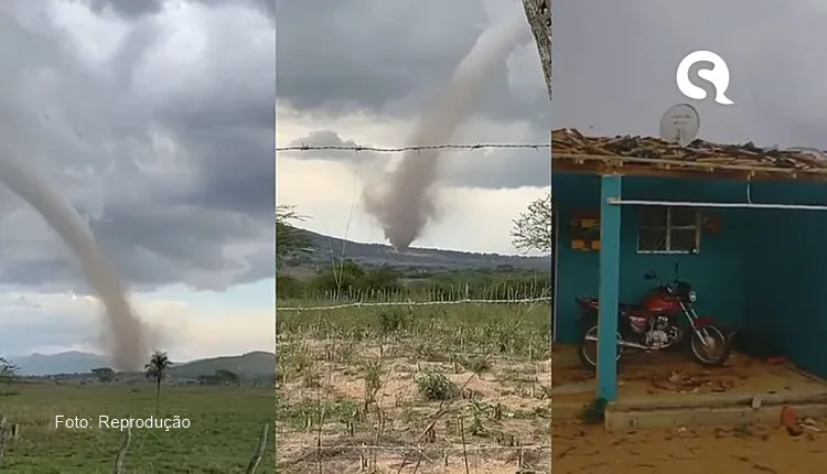 Tornado destelha casas e causa terror em população no Agreste de Alagoas