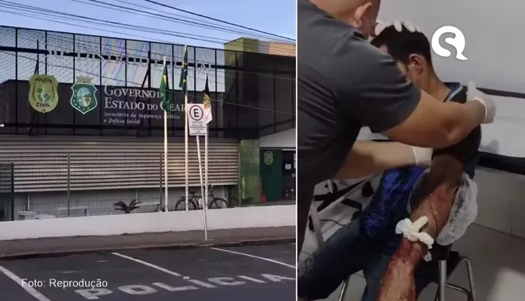 Suspeito de furto é perseguido por multidão e corre até a delegacia para ser preso e evitar linchamento em Jijoca de Jericoacoara