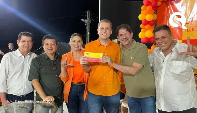 Luan Xavier filia-se ao PSB e confirma pré-candidatura a prefeito de Hidrolândia, acompanhado de Cid Gomes e vereadores