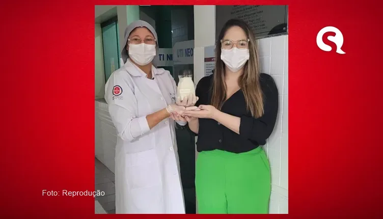 Médica da Santa Casa de Sobral doa leite materno para bebês prematuros