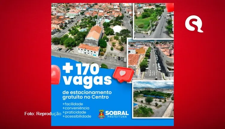 Implantação do Terminal de Transporte Complementar viabiliza 170 novas vagas de estacionamento gratuito no Centro de Sobral