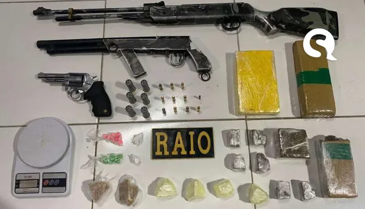 Polícia desarticula laboratório de drogas e apreende armas e mais de 3kg de entorpecentes em Morrinhos