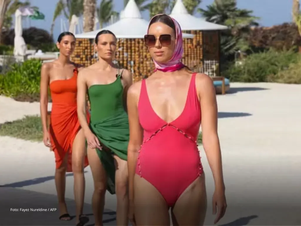 ‘Momento histórico’: como foi o primeiro desfile de maiôs na Arábia Saudita