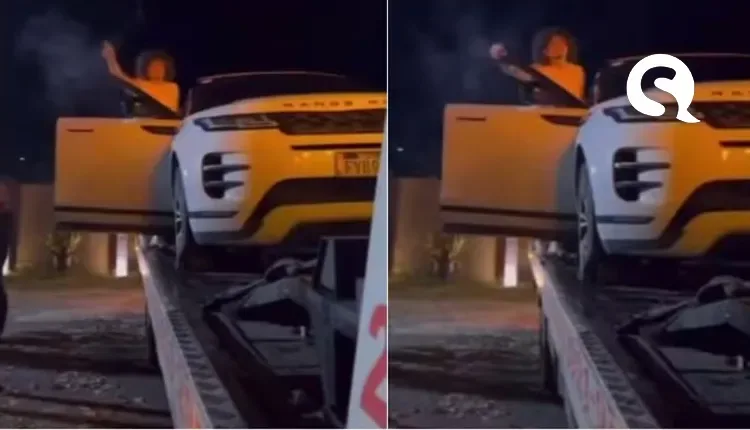 Whindersson Nunes fica no ‘prego’ em rodovia de Tiabguá após furar os pneus do veículo