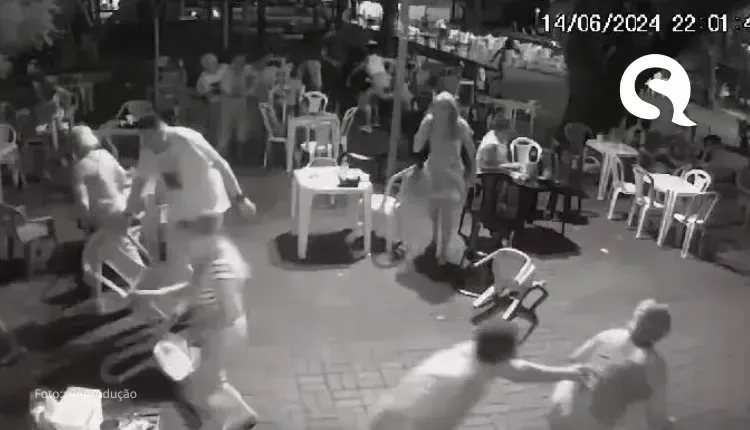 Borracheiro é morto a tiros e bebê é baleado na cabeça em praça de Fortaleza