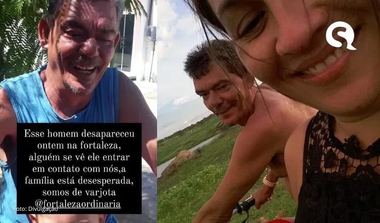 Senhor que saiu de Varjota pra fazer um serviço em Fortaleza continua desaparecido!