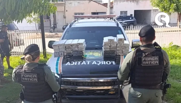 50 quilos de maconha são apreendidos em ônibus de turismo com destino a Varjota