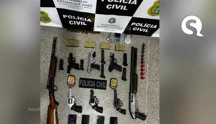 Nove integrantes de um grupo criminoso são capturados durante ofensiva da PCCE em Itarema