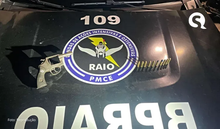 Em Sobral ações da PMCE resultam na captura de suspeito e na apreensão de arma e drogas