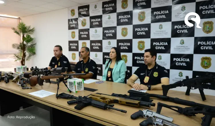 Polícia Civil deflagra operação “Alta Tensão” e cumpre sete mandados de prisão contra integrantes de grupos criminosos no Ceará e apreende armas e munições