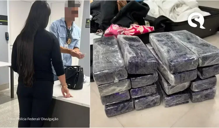 Cearense é presa em aeroporto na Paraíba com 26 kg de haxixe