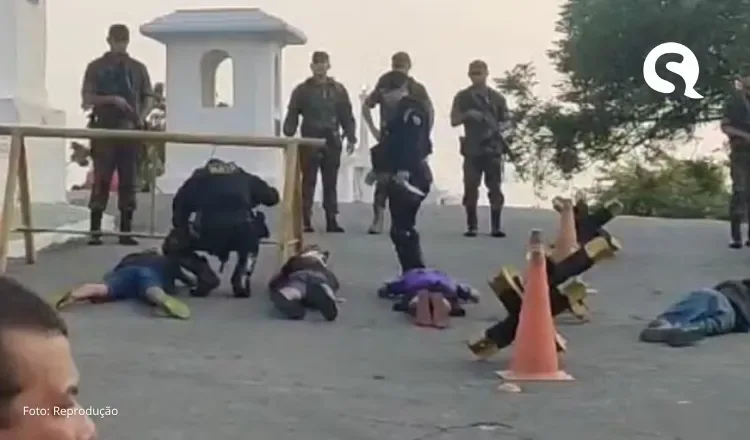 Motorista vê assalto dentro de ônibus, invade área militar e chama atenção de soldados;