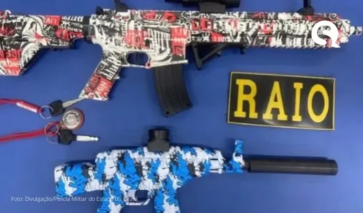 Grupo é detido por usar armas de brinquedo para assustar moradores no Ceará