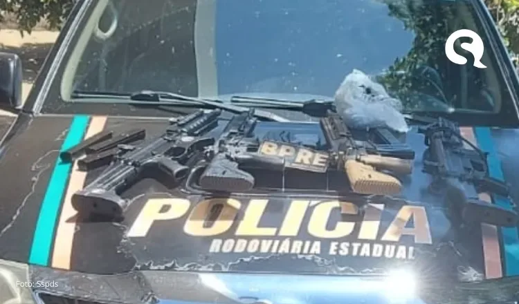 PMCE captura suspeito com fuzis, munições e granadas em Guaraciaba do Norte