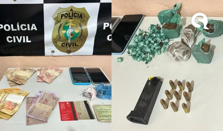 Quatro suspeitos de crimes em Itaitinga são presos durante operação da Polícia Civil