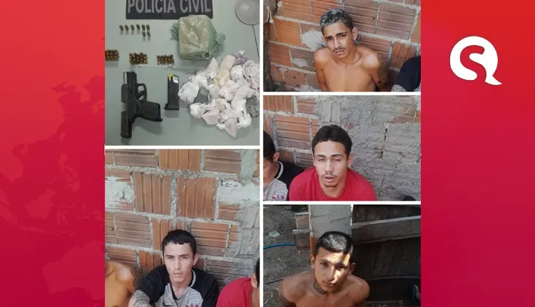 Polícia Civil captura quatro indivíduos suspeitos de homicídio em Itarema