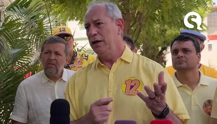 “Minha importância é declinante”, diz Ciro, ao votar, destacando ascensão de Sarto e Roberto Cláudio