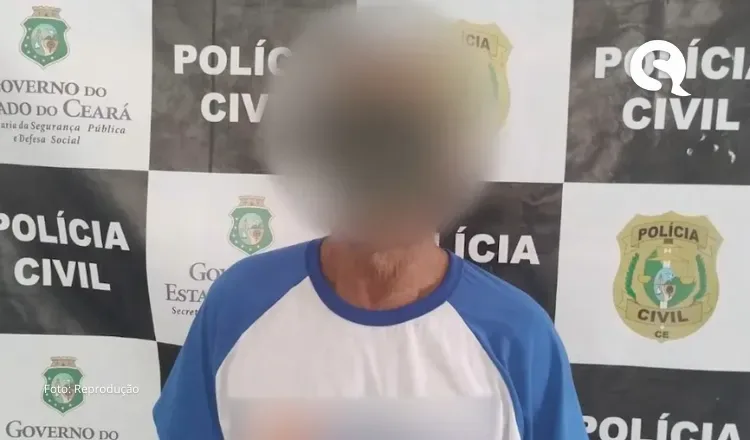Suspeito de estuprar enteada de 7 anos é preso na zona rural de Cascavel/CE após 4 anos foragido