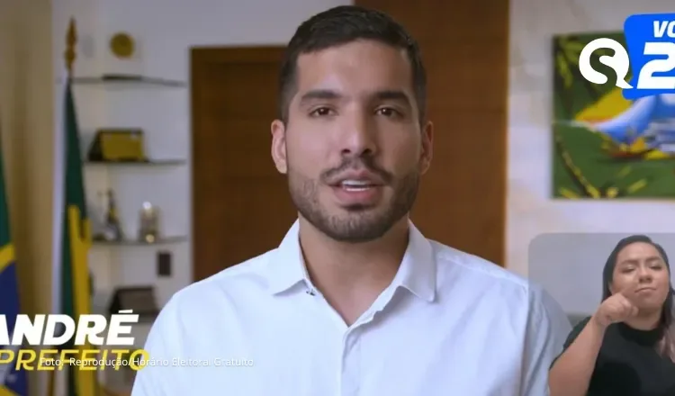 André aposta em oração com Nikolas, recado para mulheres e crítica a padrinhos em última propaganda