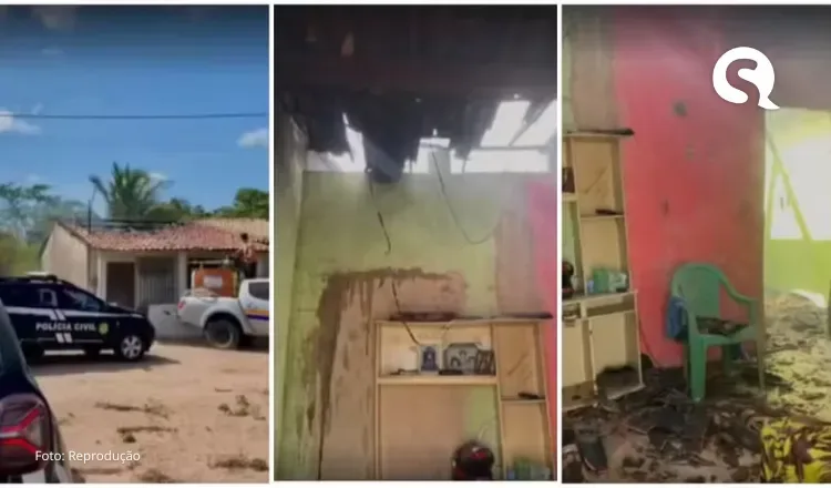 Homem coloca fogo na casa da avó após ela se recusar a emprestar moto