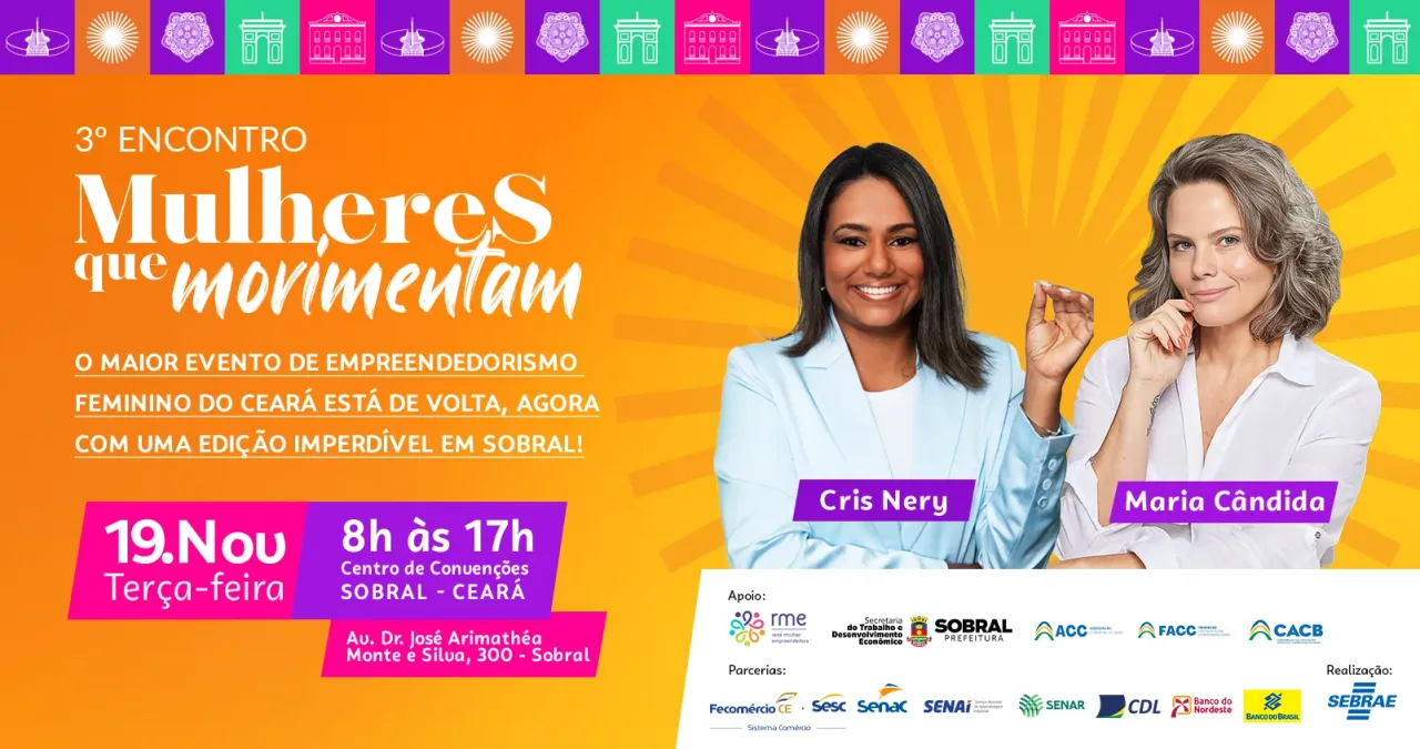 3° Encontro Mulheres que Movimentam: um dia de oportunidades e conexões
