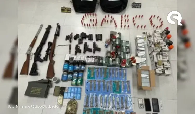 Operação apreende arsenal de CAC suspeito de fornecer armas para facção no Ceará
