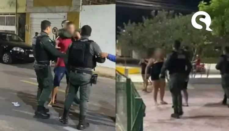 Vídeo: casal é preso após reagir a abordagem de policiais militares em Sobral
