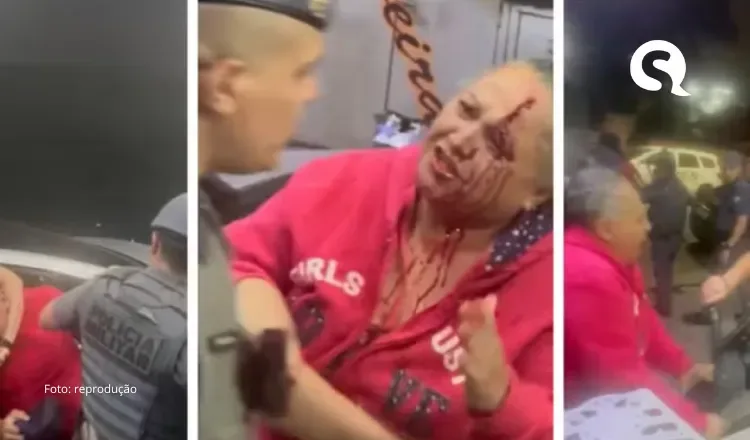 PM agride idosa e dá golpe mata-leão em homem durante abordagem