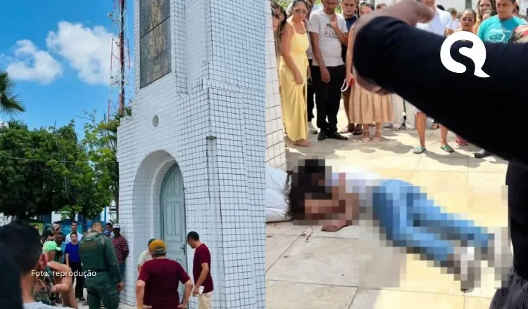 Homem é morto a tiros na porta da igreja onde a filha estava sendo batizada, no Ceará
