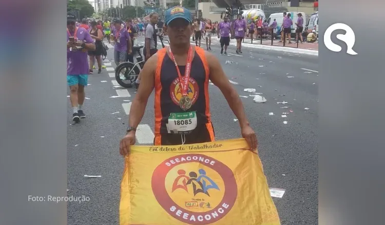 Porteiro cearense realizou sonho de correr a São Silvestre, esperado há 35 anos