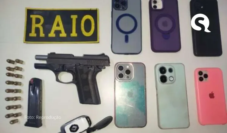 Polícia Militar prende cinco suspeitos em posse de pistola e munições em Sobral
