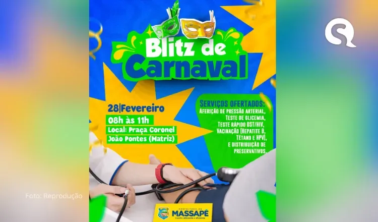 Secretaria da Saúde de Massapê realiza Blitz de Prevenção para o Carnaval