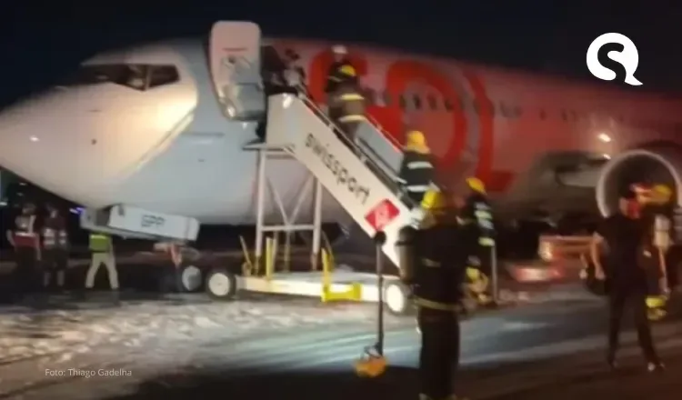 Avião que ia para Fortaleza colide com veículo de manutenção durante decolagem no Rio de Janeiro