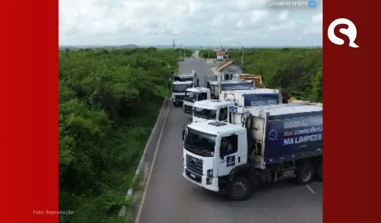 Justiça autoriza consórcio a suspender coleta de lixo de Sobral após 104 dias de inadimplência