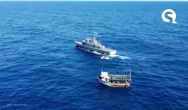 Navio de Camocim é apreendido pela Marinha em alto-mar no Pará com mais de uma tonelada de pescado