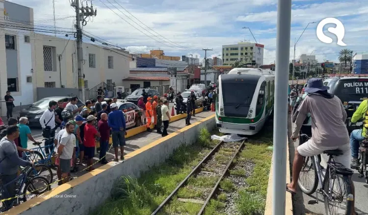 Homem morre após ser atingido por VLT em Sobral