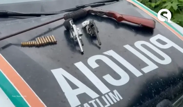 PMCE retira três armas de fogo de circulação em Cariré