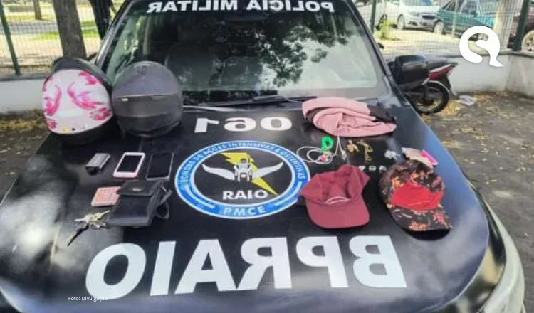 Dois adolescentes são apreendidos pela PMCE por roubo de motocicleta em Sobral