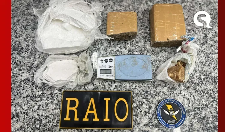 Polícia Militar apreende quase 1,5kg de drogas durante ação em Itarema