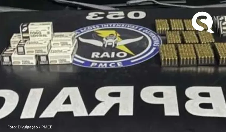 Adolescente de 16 anos é capturada com 550 munições de pistola na Vila Peri, em Fortaleza