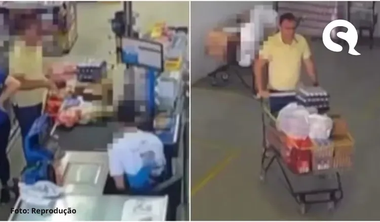 Dono de espetinho é suspeito de furtar produtos de supermercado para revender no próprio comércio