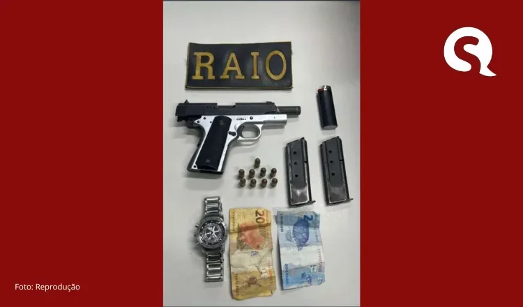 Polícia Militar prende suspeito com arma de fogo em Granja