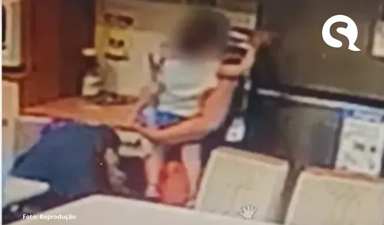 Casal é flagrado furtando loja em Caucaia usando criança como disfarce