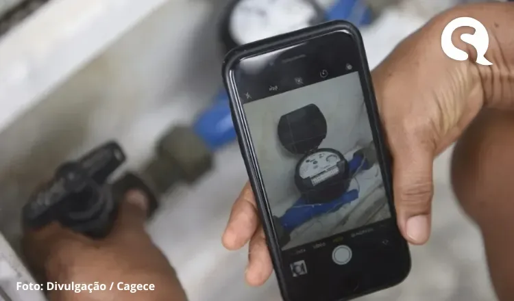 Clientes da Cagece podem fazer autoleitura do consumo de água no Ceará por meio do aplicativo