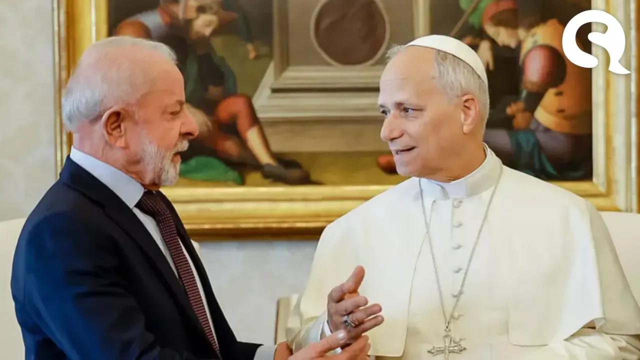 Lula se encontra com o papa Leão XIV no Vaticano e o convida para a COP30 em Belém